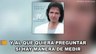 Roberto Carlos - Cuando Digo Que Te Amo | FHAMA KARAOKE
