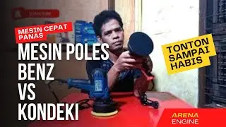 Review Mesin poles 5 inci terbaik | benz vs kondeki  #mesinpoles