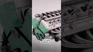 V12 Engine 3D modeling #v12engine  #3dmodeling  #engineering