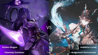 Apocalypse Survivors! Raiden Shogun Vs Imbibitor Lunae Feat. Genshin Impact [[Abyss Wars]]