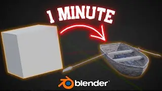 Create a Boat in Blender in 1 Minute!