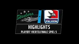 DEL2 Highlights Playoffs Viertelfinale Spiel 5 | Bietigheim Steelers vs. Heilbronner Falken