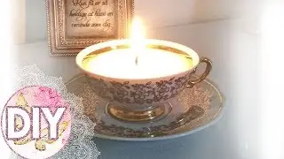 How To Make Vintage Tea Cup Candles (Pin#11)
