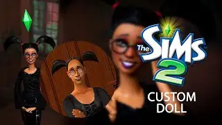 THE SIMS 2 CASSANDRA GOTH | CUSTOM DOLL | Barbie full repaint - OOAK