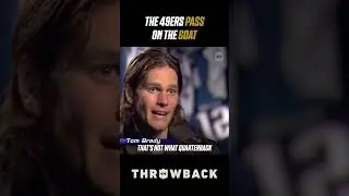 Why the 49ers passed on Brady! 