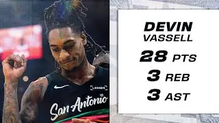 Devin Vassell's 28 Points vs. Cleveland Cavaliers