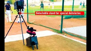 Leverage iChamp - First Hybrid Bowling Machine for Cricket, Tennis and Baseball