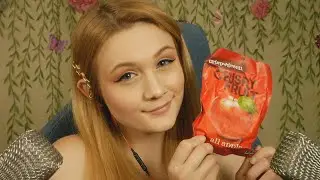 ASMR Crunchy Freeze Dried Fruit (Mouth sounds, Binaural)