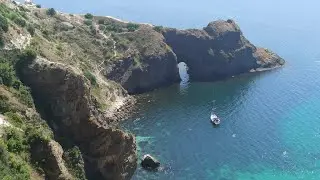 Крым / Пляж Каравела / Подводный мир и грот Дианы