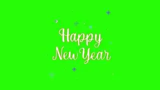 Happy New Year Green Screen | Free Green Screen Effects | Tech Library 