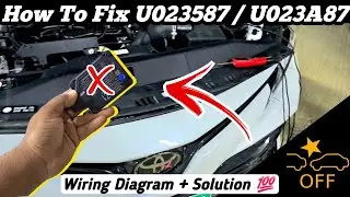 How To Fix Pre Collision System Malfunction Toyota U023587 / U023A87 || Wiring + Solution 💯