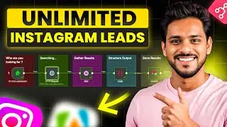 How to get Unlimited Instagram leads with this n8n Ai Agent in Hindi