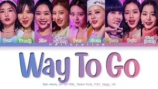 F9 - Way To Go (Original By : SNSD) Lyrics (에프나인 - 힘내 가사) [Color Coded Han/Rom/Eng]