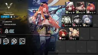 [Arknight] CC#9 Daily Map 13 "Howling Desert" Risk 8