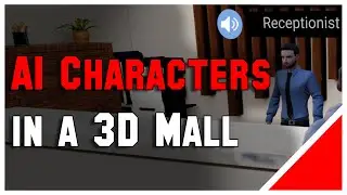 New AI Characters in our Virtual 3D Mall