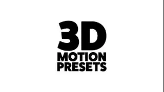 After Effects 3D Motion Presets For Animation TOP 2109