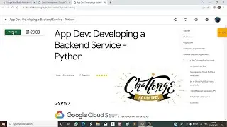 App Dev Developing a Backend Service   Python || Qwiklabs Solution ||