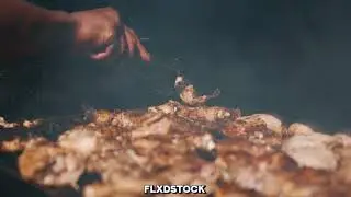 Chicken On A BBQ - Stock Footage