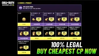 Buy Cheap CP Now from COD Mobile Official External Store - CODM CP Offers