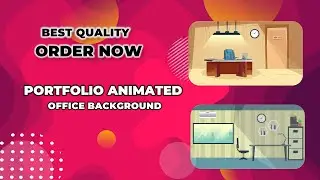 PORTFOLIO ANIMATED 2D OFFICE BACKGROUND USING POWER POINT 365