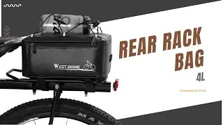 Bicycle Rear Rack Bag - West Biking - Myanmar