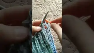 Как сшить снуд английской резинкой