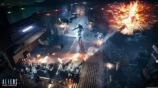 Aliens: Dark Descent FULL gameplay part 3.5 [Dead Hills] {BOSS FIGHT}