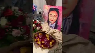 Арт портрет на холсте. whatsapp 87471583853