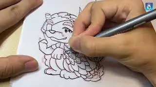 Let's Draw S-M-L Fantasy Characters!