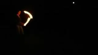 Spinning Fire at the Bonfire