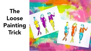 The Trick to Creating a Loose Look with Paint