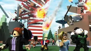 Trying to Survive  A Roblox Natural Disaster