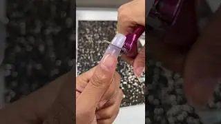Ah Ah Bye Nail 💅🏽✂️ with a New Gel Nail Marble Art, Ooo Cute 