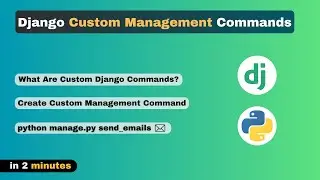 Create Django Custom Commands in 2 Minutes!