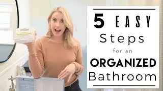 ORGANIZE | Tips and Ideas for Small Bathroom Organization