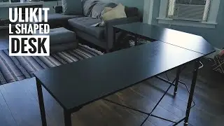 ULIKIT L-Shaped desk Build. Best budget desk I've ever used.
