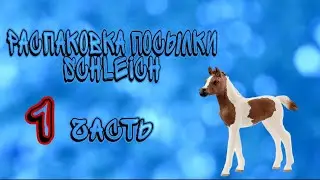 Распаковка посылки с лошадьми Schleich/1 часть