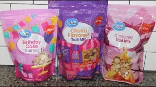 Great Value (Walmart) Trail Mix: Birthday Cake, Churro Flavored & S’mores Review