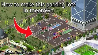 How to make parking lot in Theotown - Theotown Tutorials #5