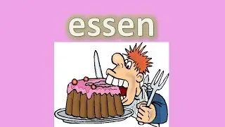 Verb Essen. Üben Sie mit!