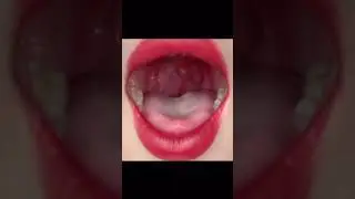 asmr tongue red lips cute #asmr #tongue #youtube ##trending #viral #instagram #facebook