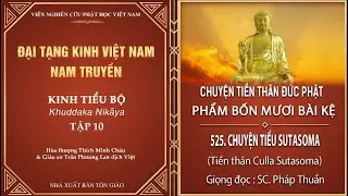 ĐẠI TẠNG KINH - PHẨM BỐN MƯƠI BÀI KỆ - CHUYỆN TIỂU SUTASOMA (Tiền thân Culla Sutasoma)