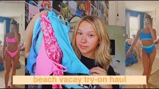 BEACH VACATION TRY-ON HAUL (shein, pacsun, aerie, target, etc)