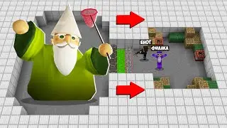 АРМИЯ 1000 ГНОМ ВОЛШЕБНИК ПРОТИВ ПРО И ДЕВУШКИ В МАЙНКРАФТ! БИТВА GNOME WIZARD