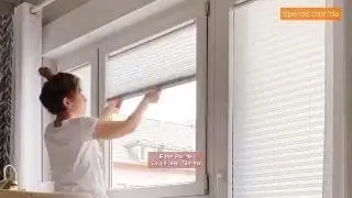 Plise Perde Yapışkanlı Sistem, Cam Balkon Perdesi
