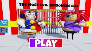 🎪[NEW] DIGITAL CIRCUS BARRY'S PRISON RUN (Obby) #roblox #scaryobby