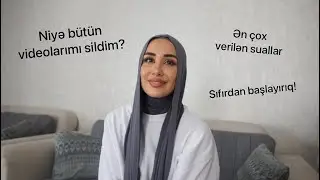 Bütün videolarımı sildim | Fitness məşqçi və hicab?