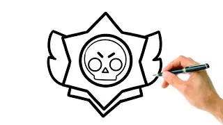 Drawing Brawl Stars Logo Very Easy Tutorial Guide For Kids