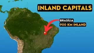 What Are The Most Inland Capital Cities?