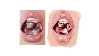 Digital Art-  Lips - Ice Cube